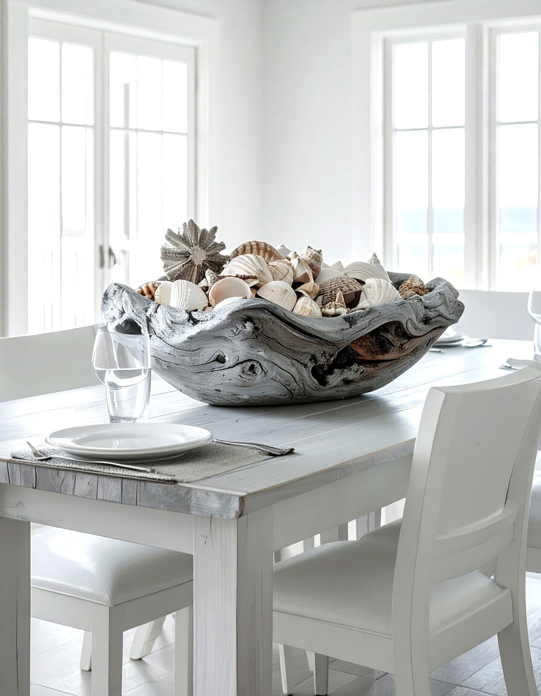 Driftwood Bowl Dining Decor - 30 bowl centerpiece dining ideas