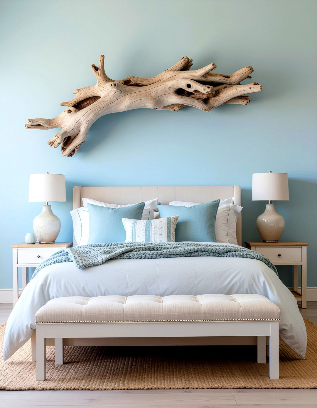 Driftwood Decor - 30 natural bedroom ideas