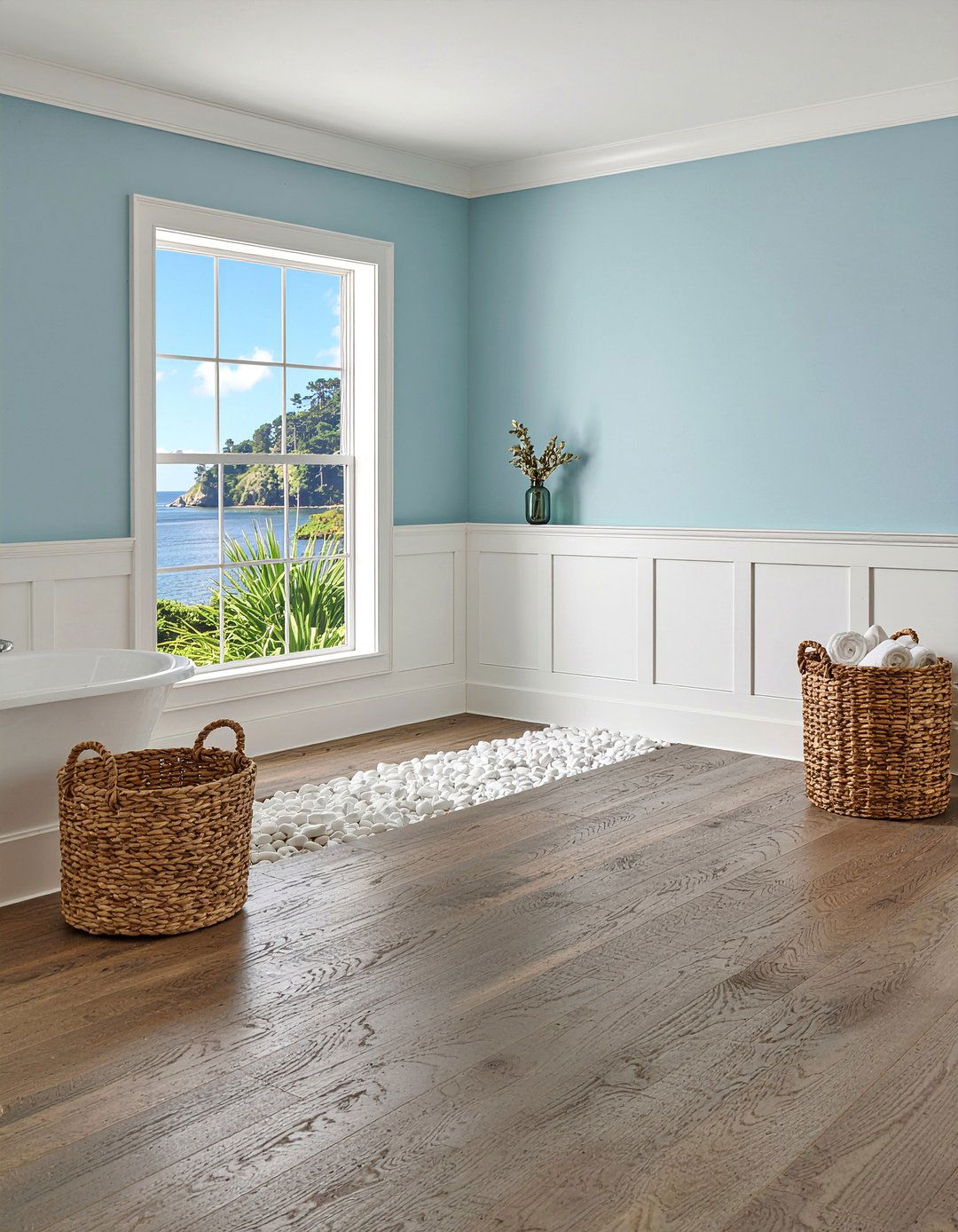 Driftwood Laminate Bathroom - 30 bathroom laminate flooring ideas