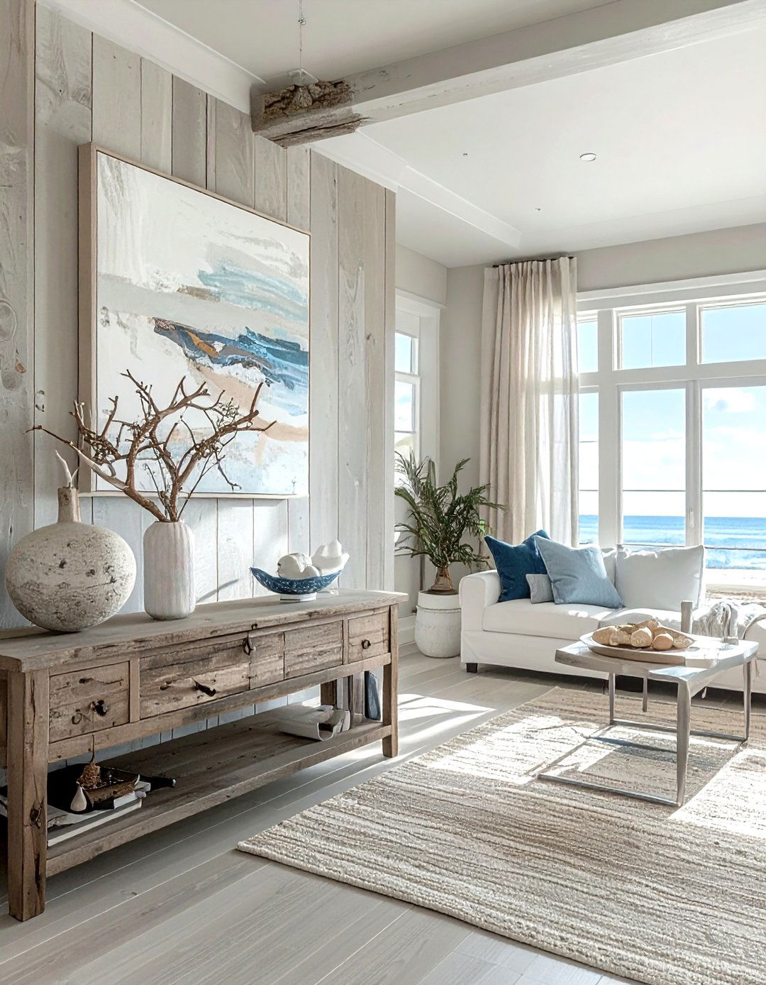 Driftwood Orb Sculpture - 30 orb decor ideas