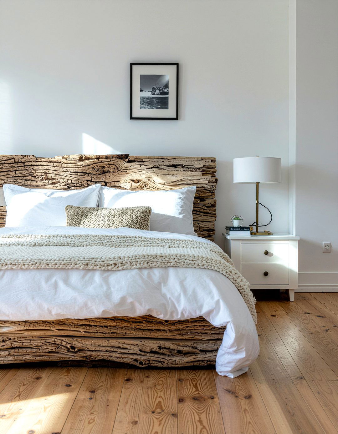 Driftwood Style Bedroom - 30 ocean themed bedroom ideas