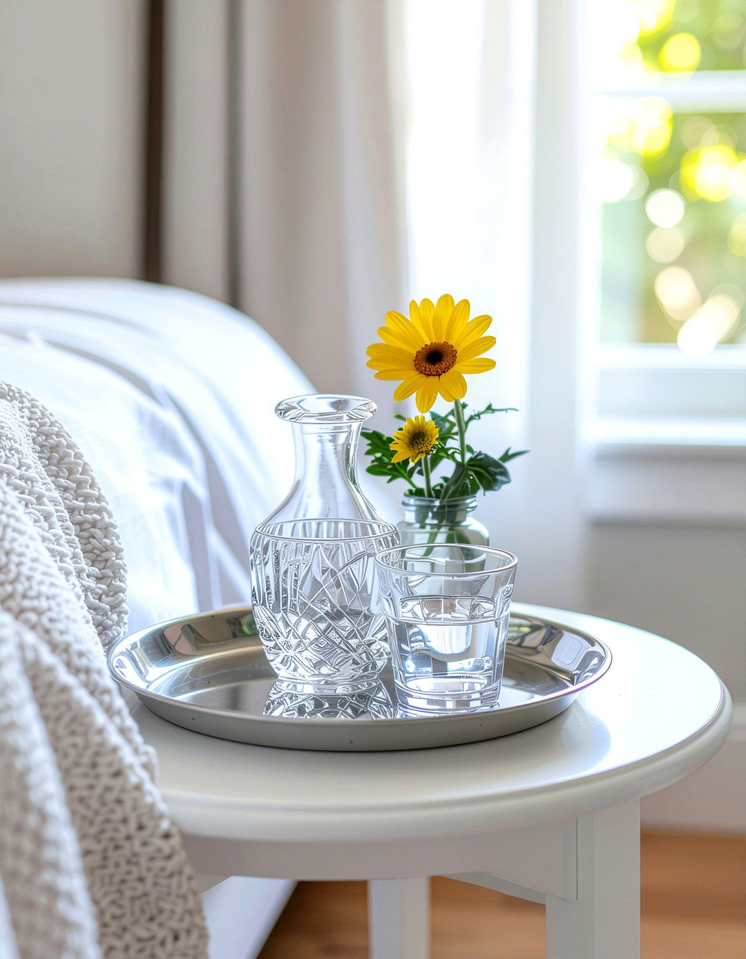 Drink carafe set - 30 end table styling ideas