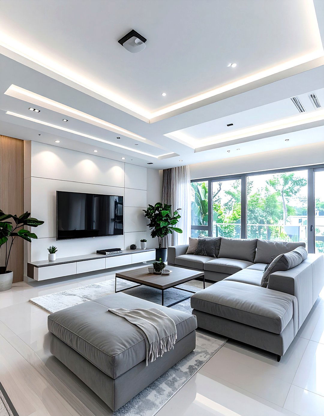 Drop Ceiling - 30 living room ceiling design ideas