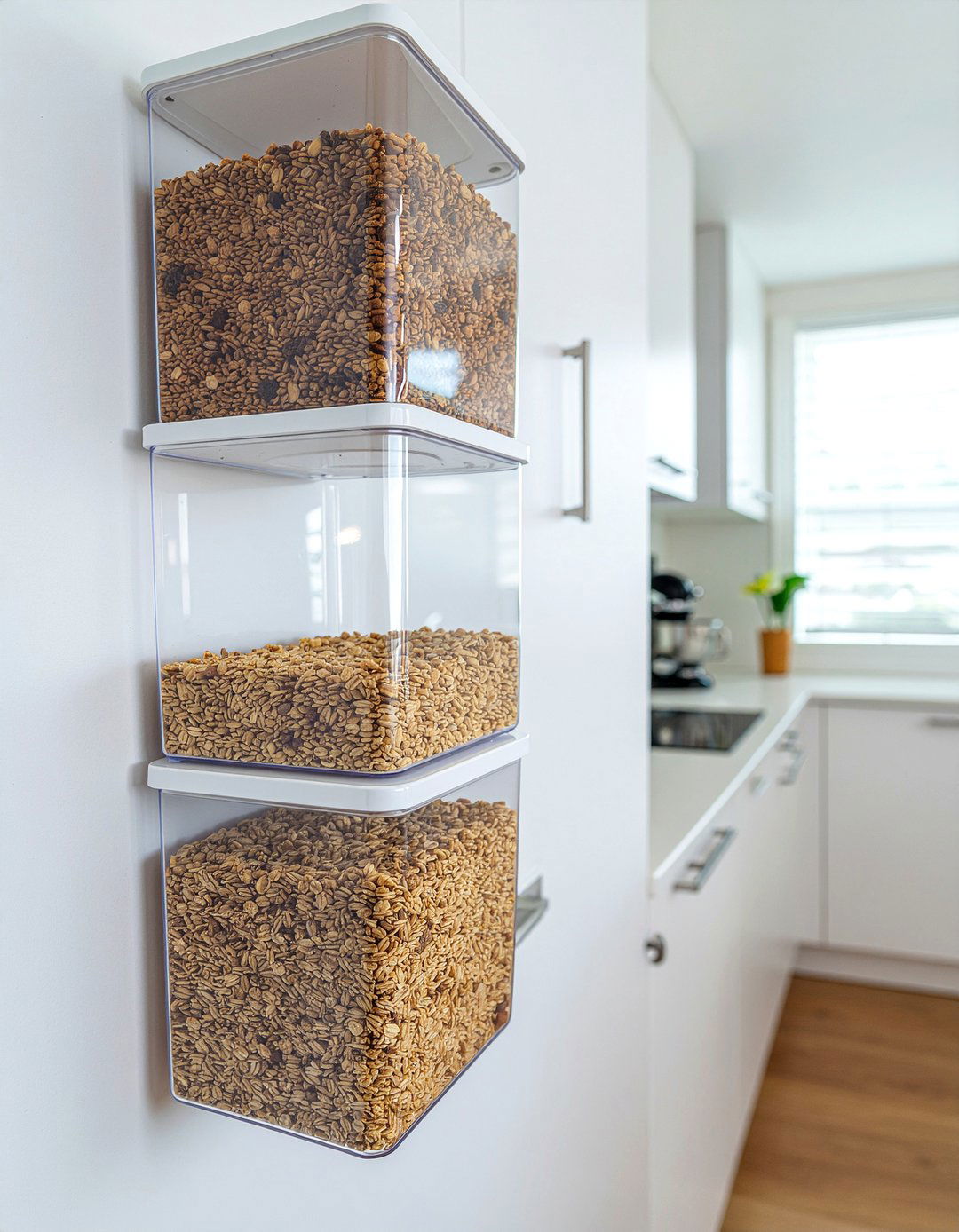 Dry Food Dispenser - 30 organized kitchen ideas