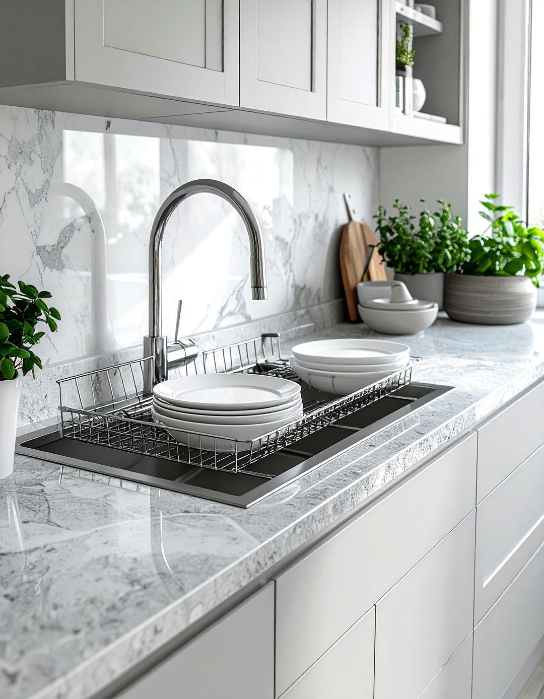 Drying Rack Sink - 30 workstation sink kitchen ideas