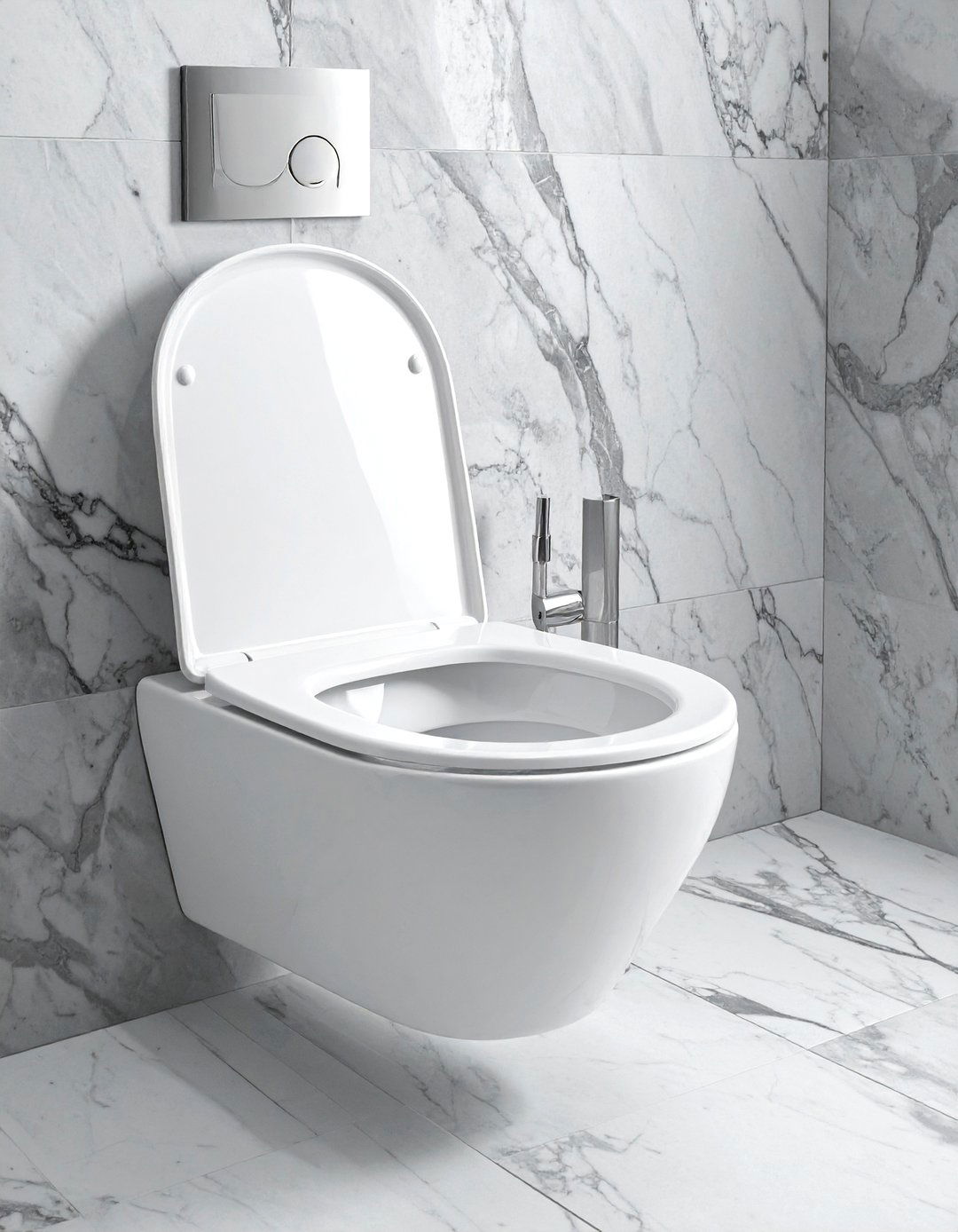 Dual Flush Plate - 30 wall-hung toilet ideas
