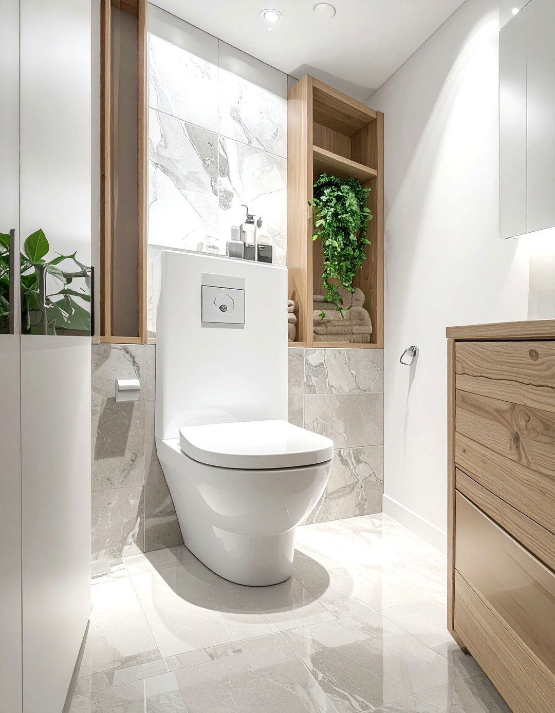 Dual Flush Toilet - 30 water-saving bathroom ideas