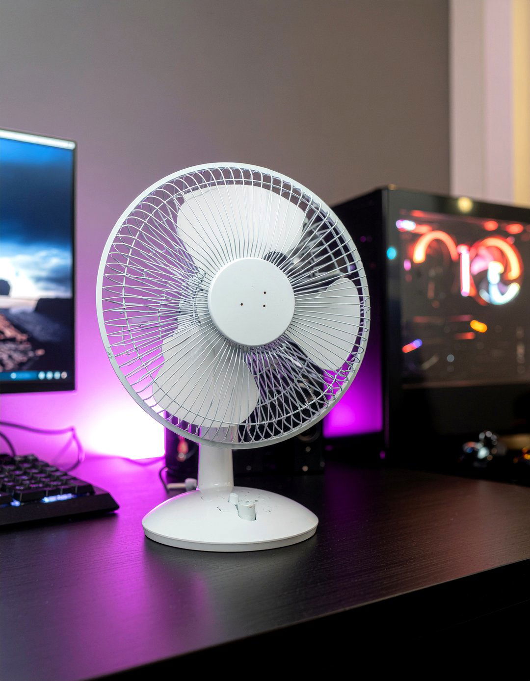 Dual blade desk fan - 30 bedroom desk fans