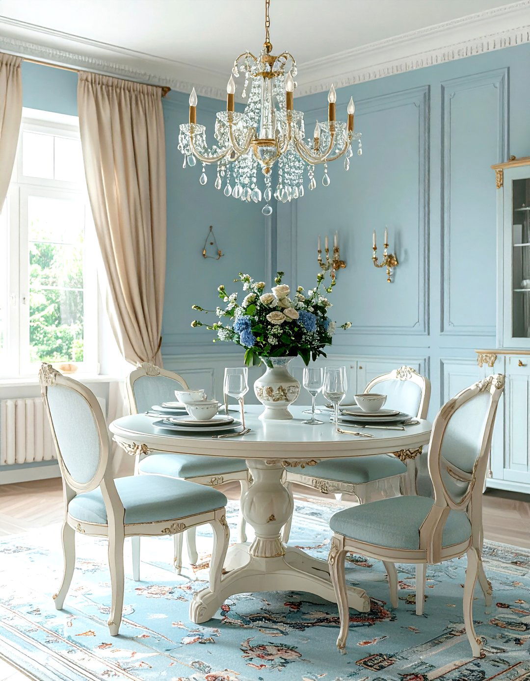 Duck Egg Blue Dining Room - 30 light blue dining room ideas