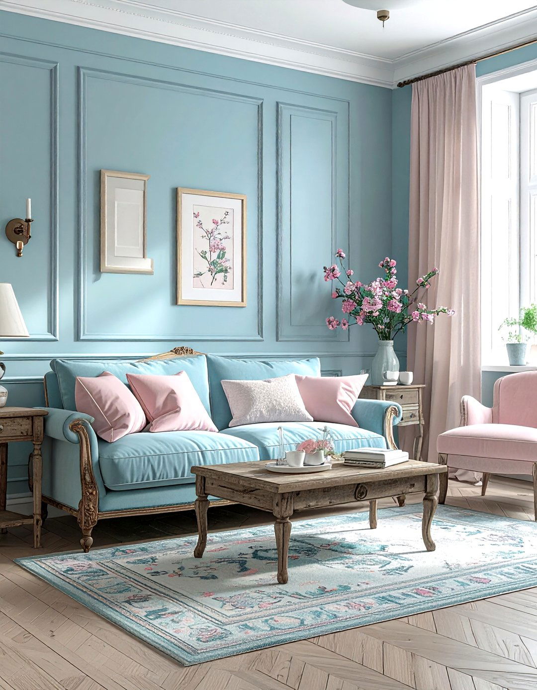 Duck Egg Blue Living Room - 30 blue living room decor ideas