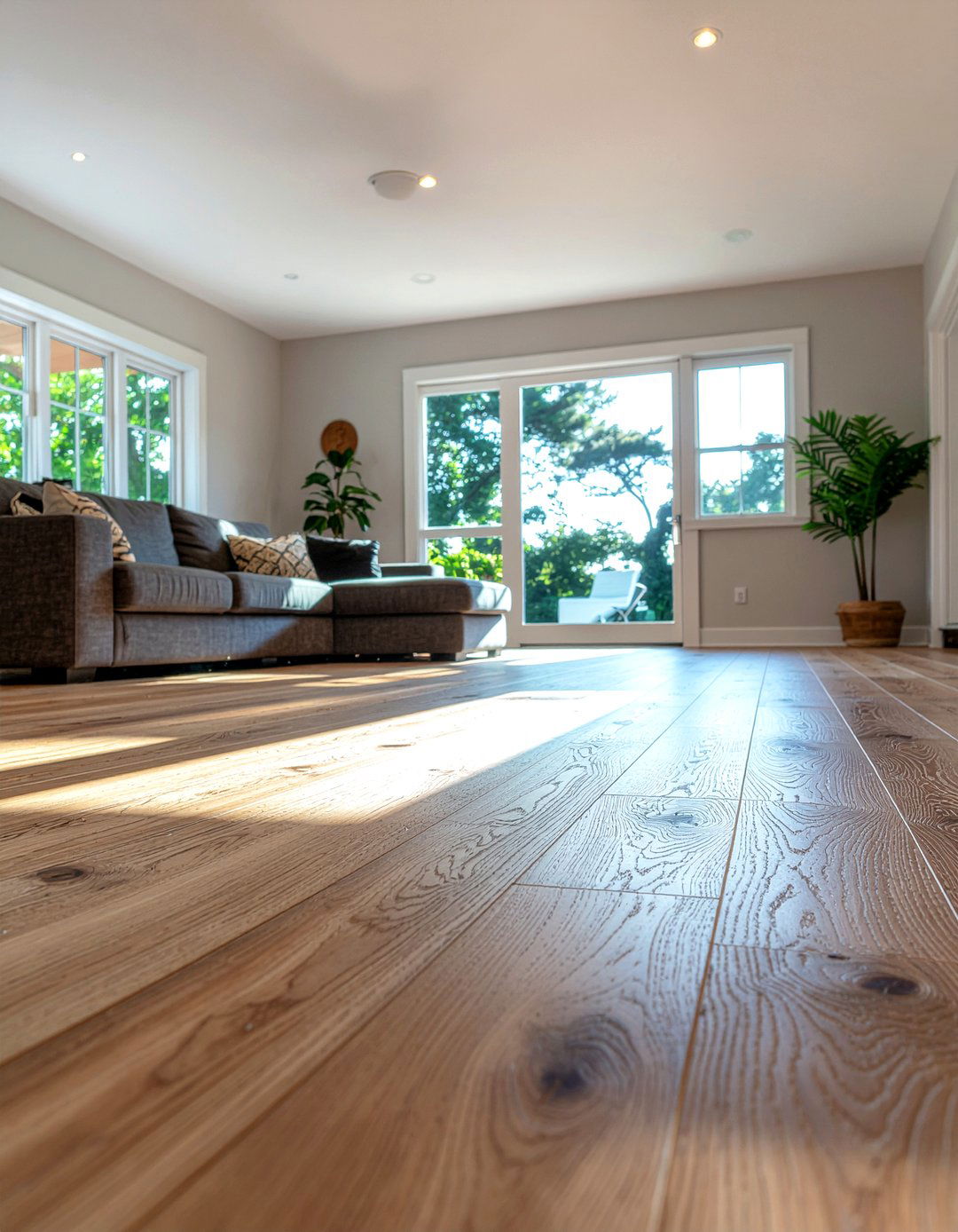 Durable vinyl flooring for play - 30 kid friendly living room ideas