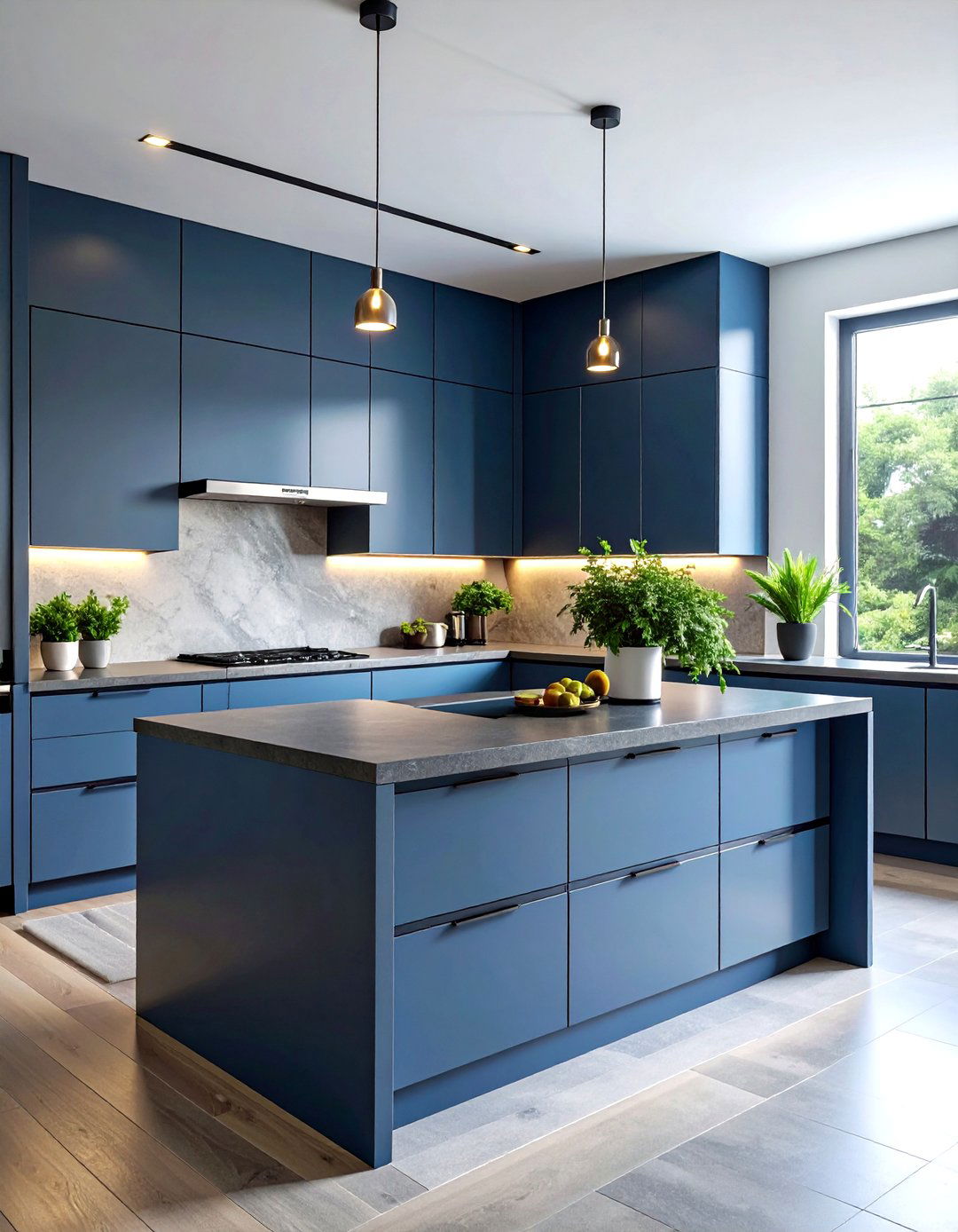 Dusty Blue Kitchen Cabinets - 30 blue kitchen cabinet ideas