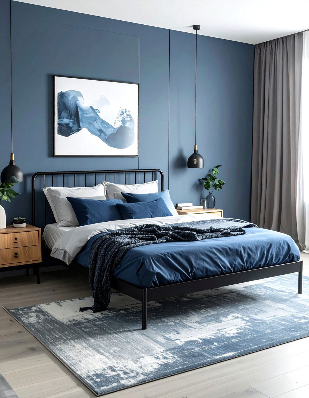 30 Cool Blue Bedroom Ideas to Create Your Dream Home Oasis