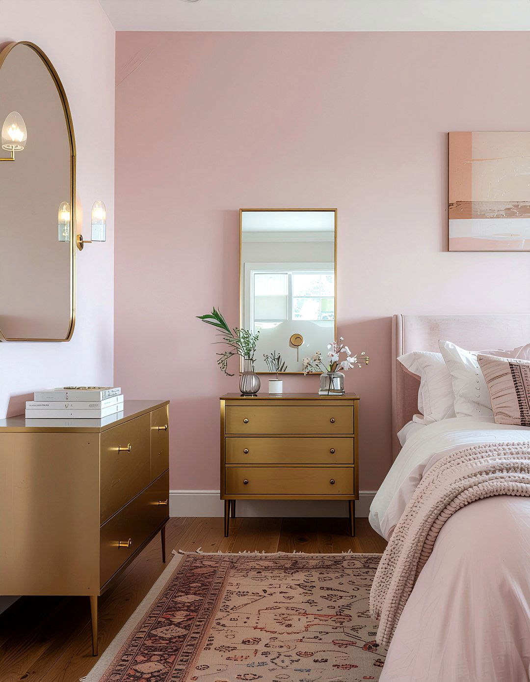 Dusty Rose And Brass Bedroom - 30 dusty rose bedroom ideas