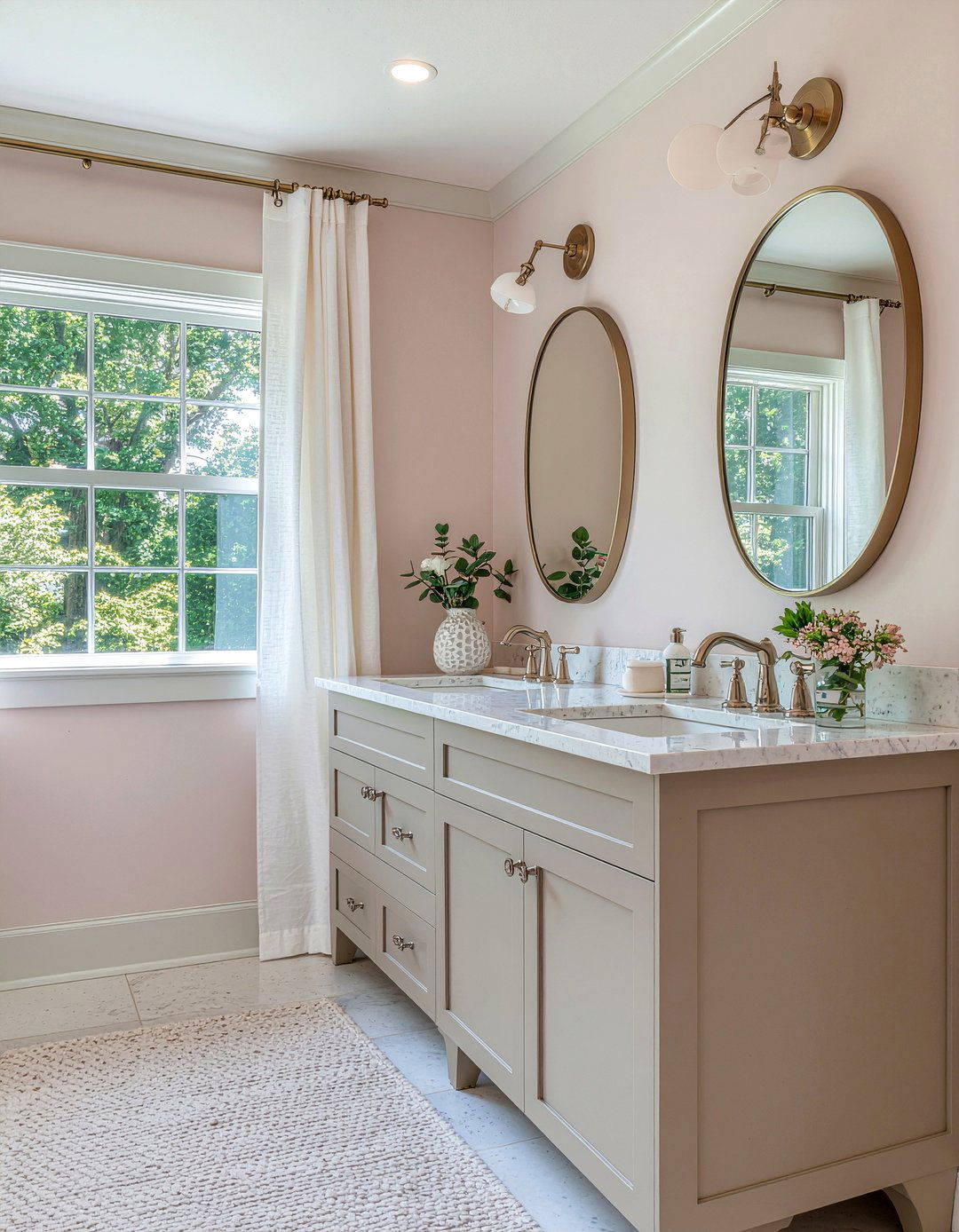 Dusty Rose Bathroom - 30 bathroom color ideas