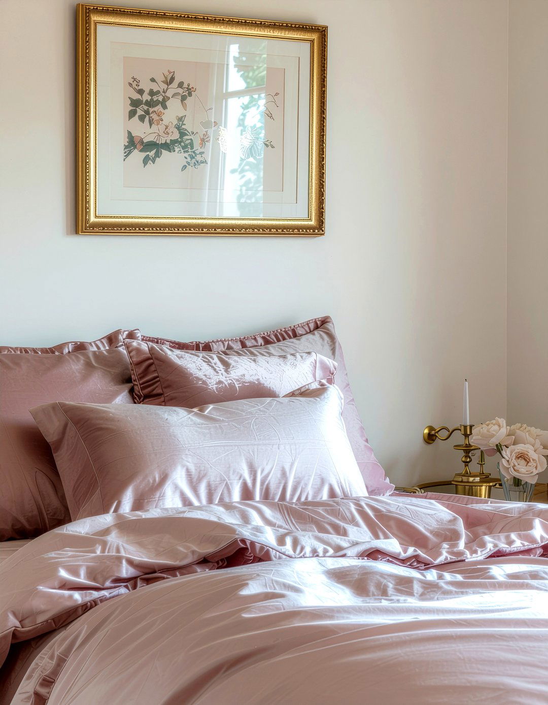Dusty Rose Bedding - 30 pastel bedroom ideas
