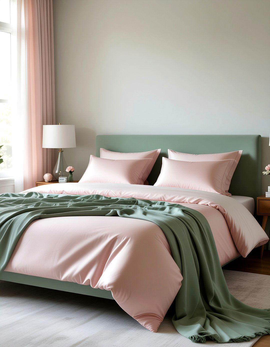 Dusty Rose Silk Sheets - 30 bedroom silk bedding ideas