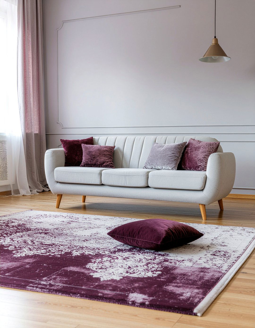 Dusty mauve living room - 30 mauve living room ideas