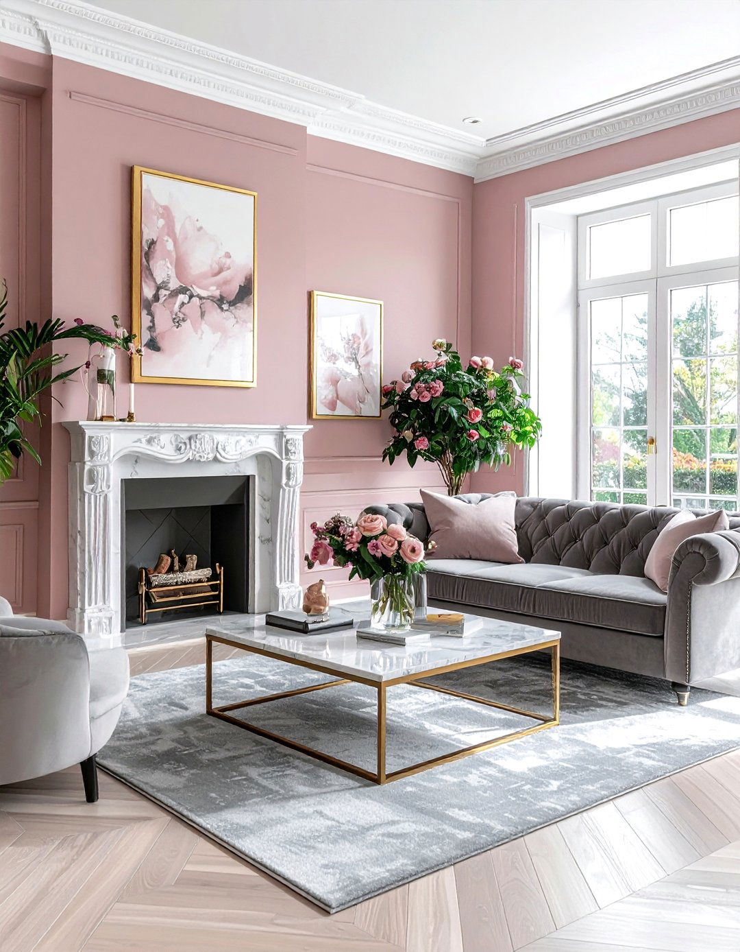 Dusty rose paint - 30 paint color ideas
