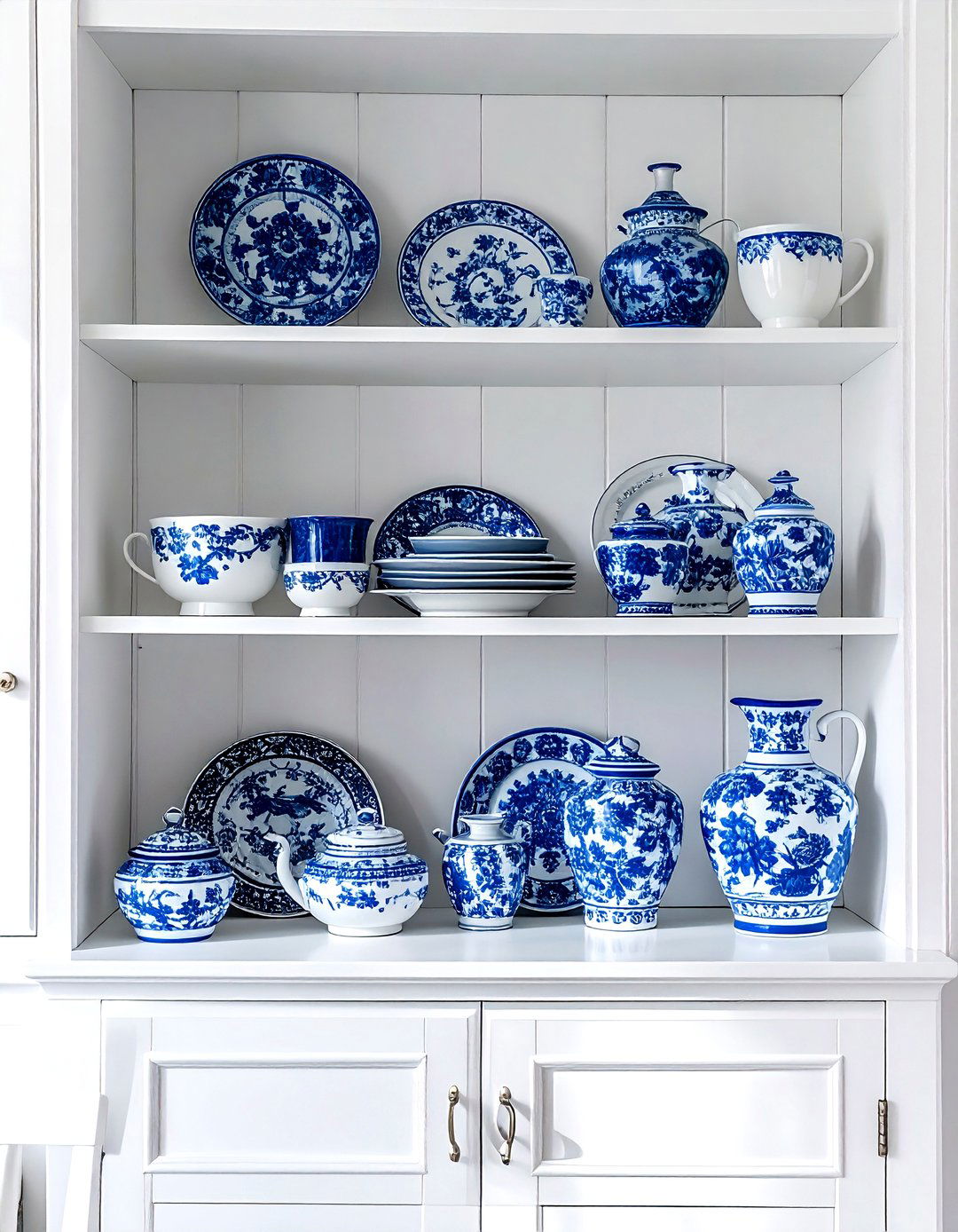 Dutch Delftware Pottery Room - 30 world traveler decor ideas