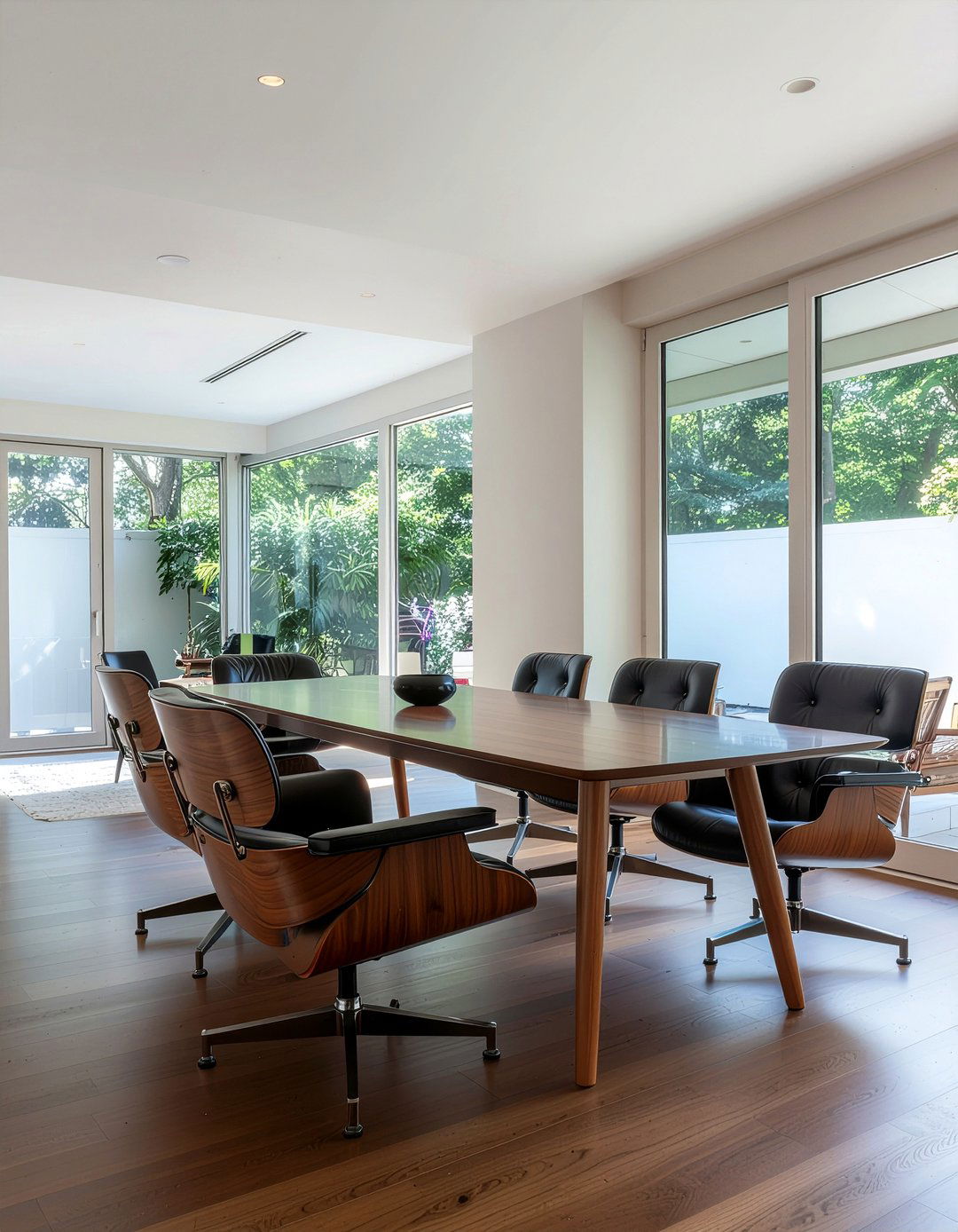 Eames armchair for head of table - 30 Eames dining chair ideas