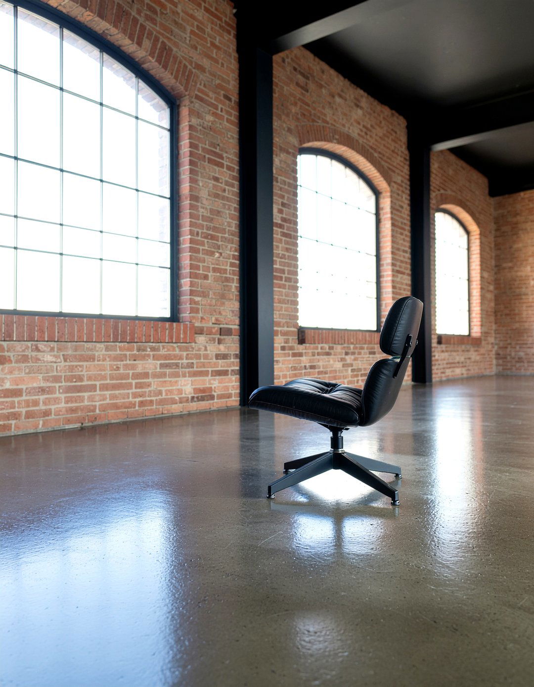 Eames chair industrial loft - 30 living room Eames chair ideas