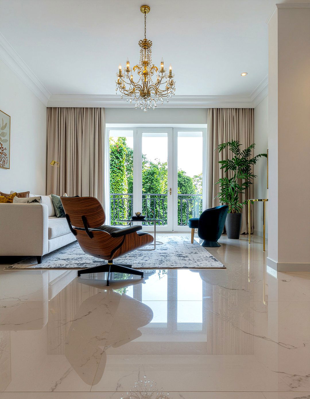 Eames chair luxury living room - 30 living room Eames chair ideas