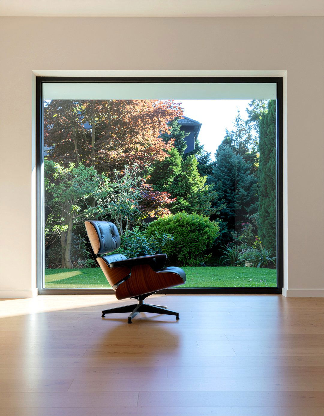 Eames chair window view - 30 living room Eames chair ideas