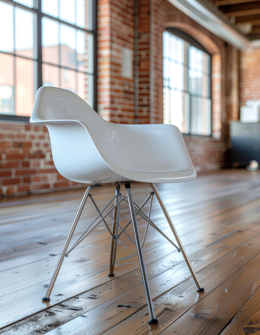 Eames fiberglass chair with metal legs - 30 Eames dining chair ideas