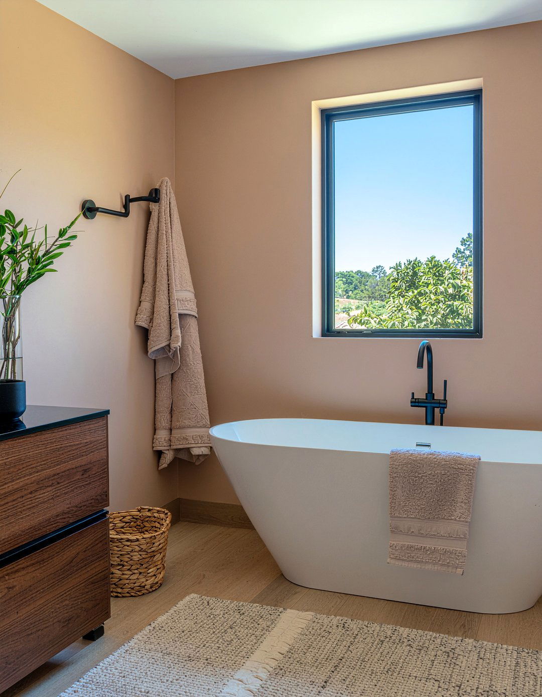 Earth Tone Bathroom - 30 nature-inspired bathroom ideas