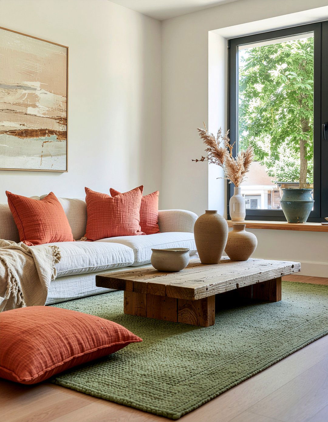 Earth Tone Decor - 30 townhouse living room ideas