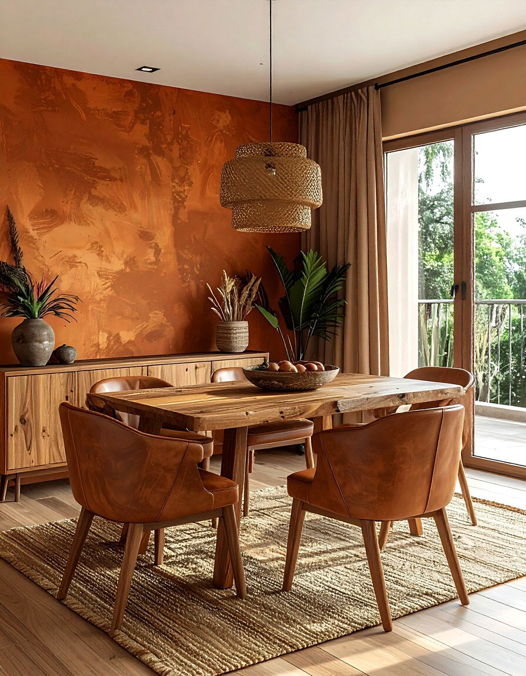 Earth Tone Dining Room - 30 striking dining room ideas
