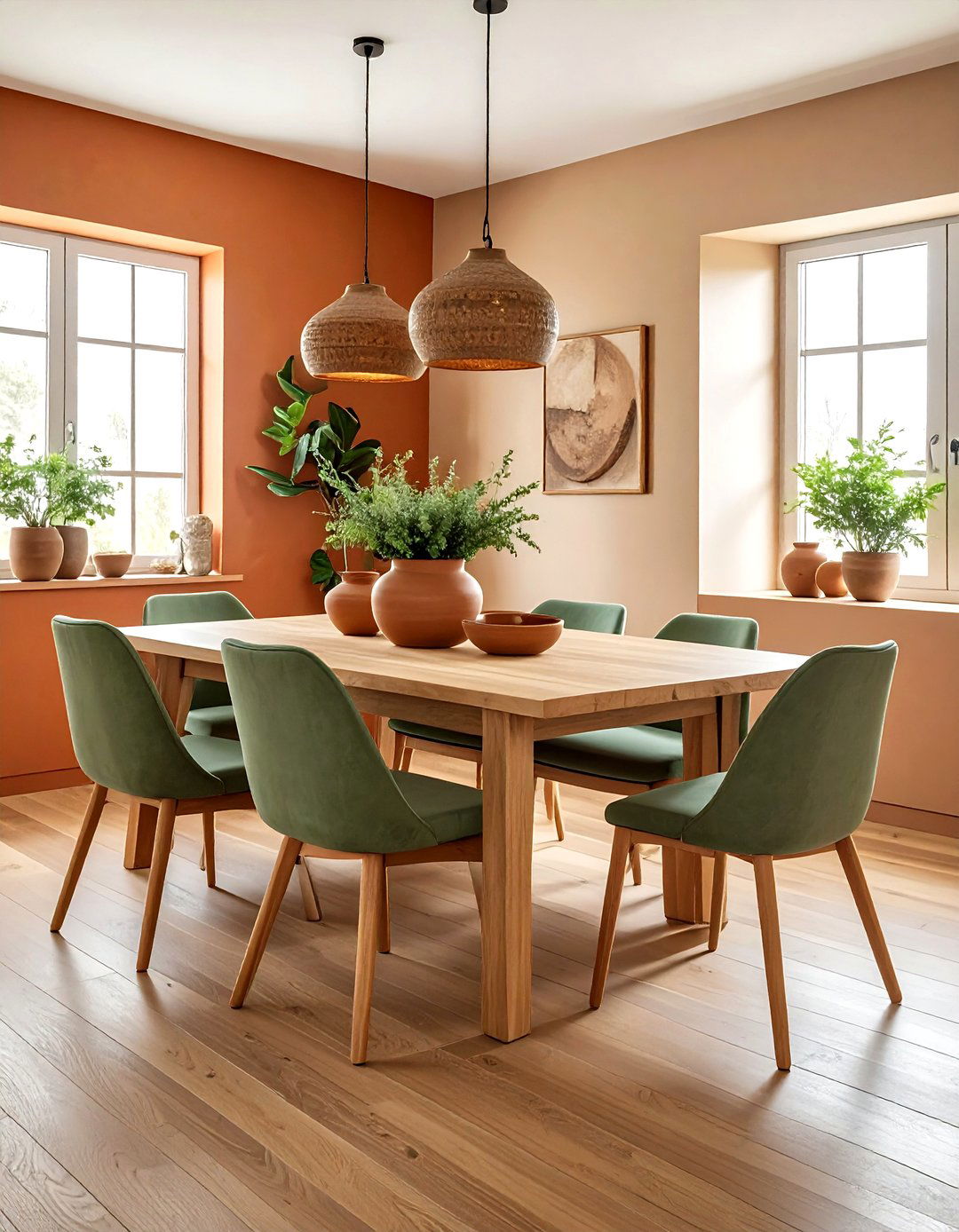 Earth Tone Dining Room - 30 dining room casual entertaining ideas