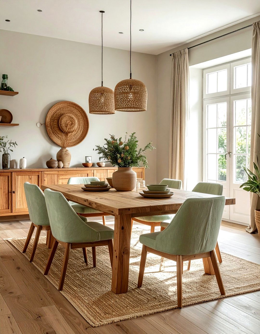 Earth Tone Dining Room - 30 breathtaking dining room ideas