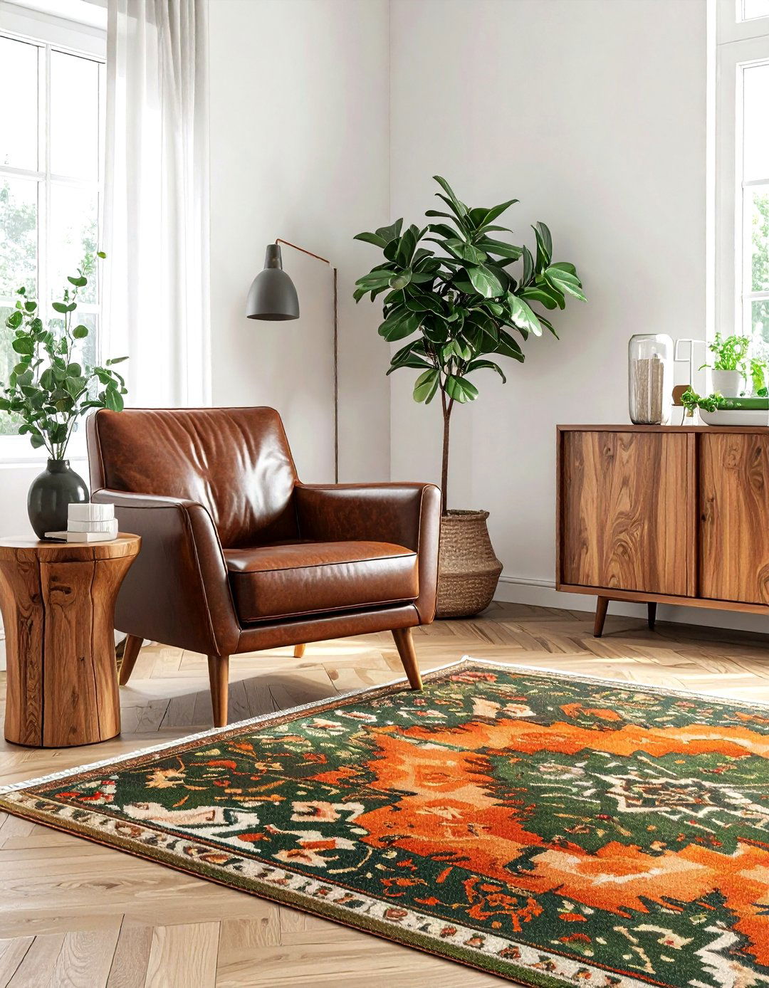 Earth Tone Kilim - 30 kilim rug ideas