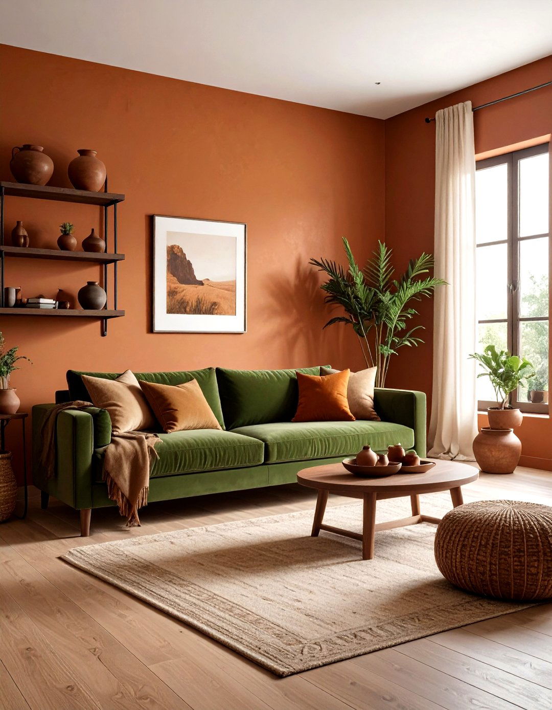 Earth Tone Living Room - 30 natural living room ideas