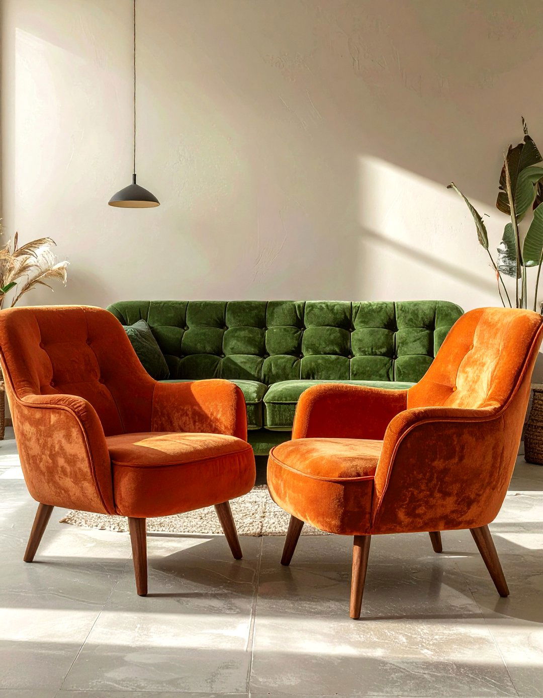 Earth Tone Sofa With Terracotta Chairs - 30 living room sofa and chairs ideas