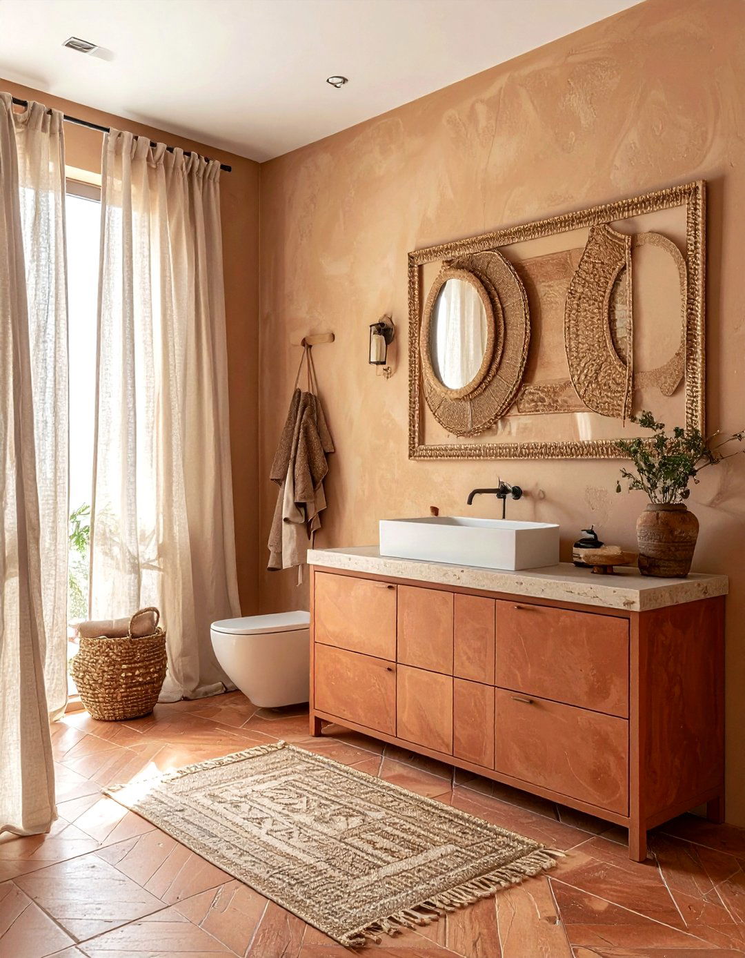 Earth tone bathroom - 30 favorite bathroom ideas