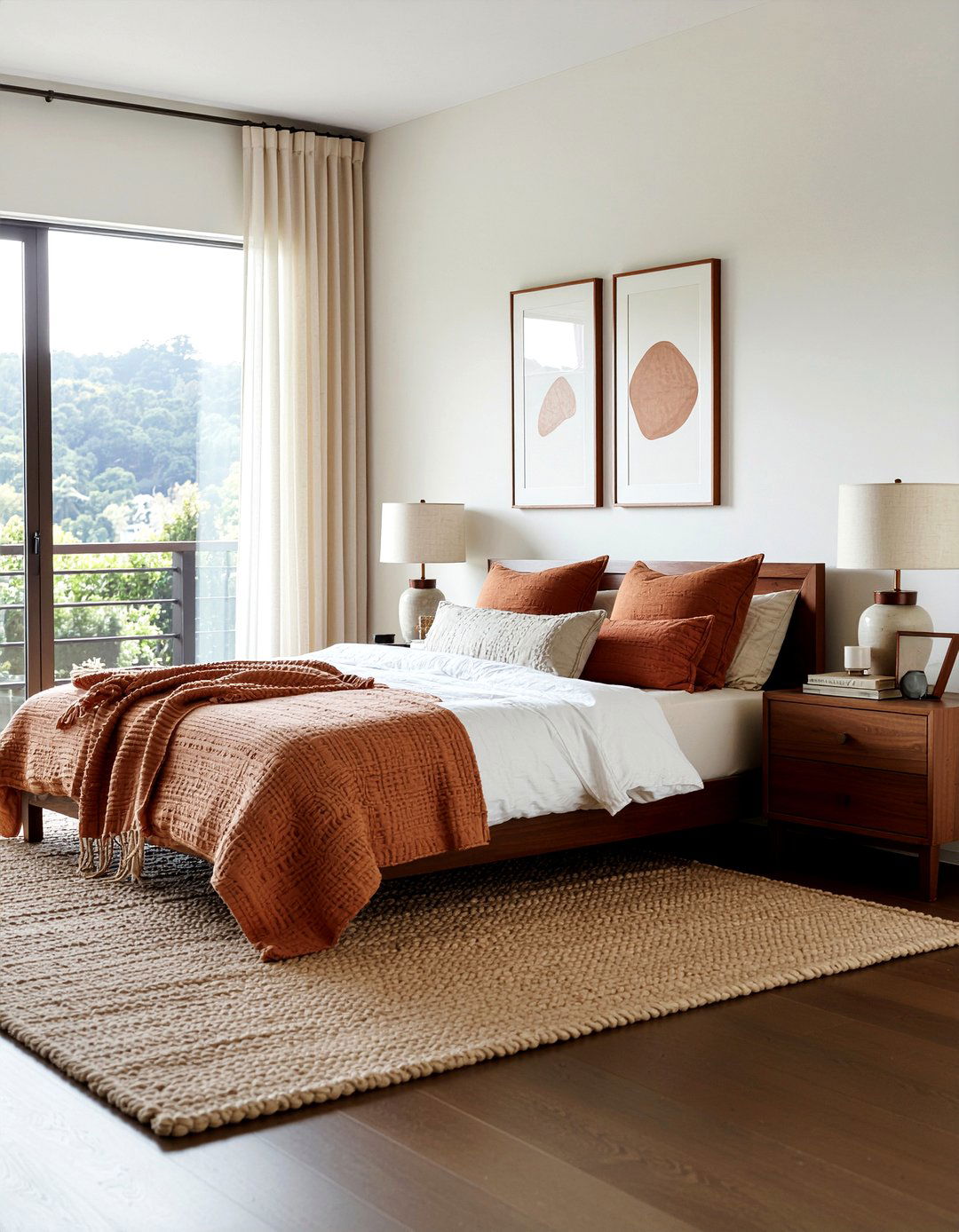 Earth tone bedroom - 30 calming bedroom ideas