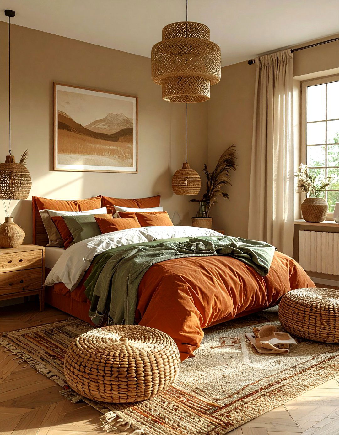 Earth tone bedroom - 30 on-trend decor ideas