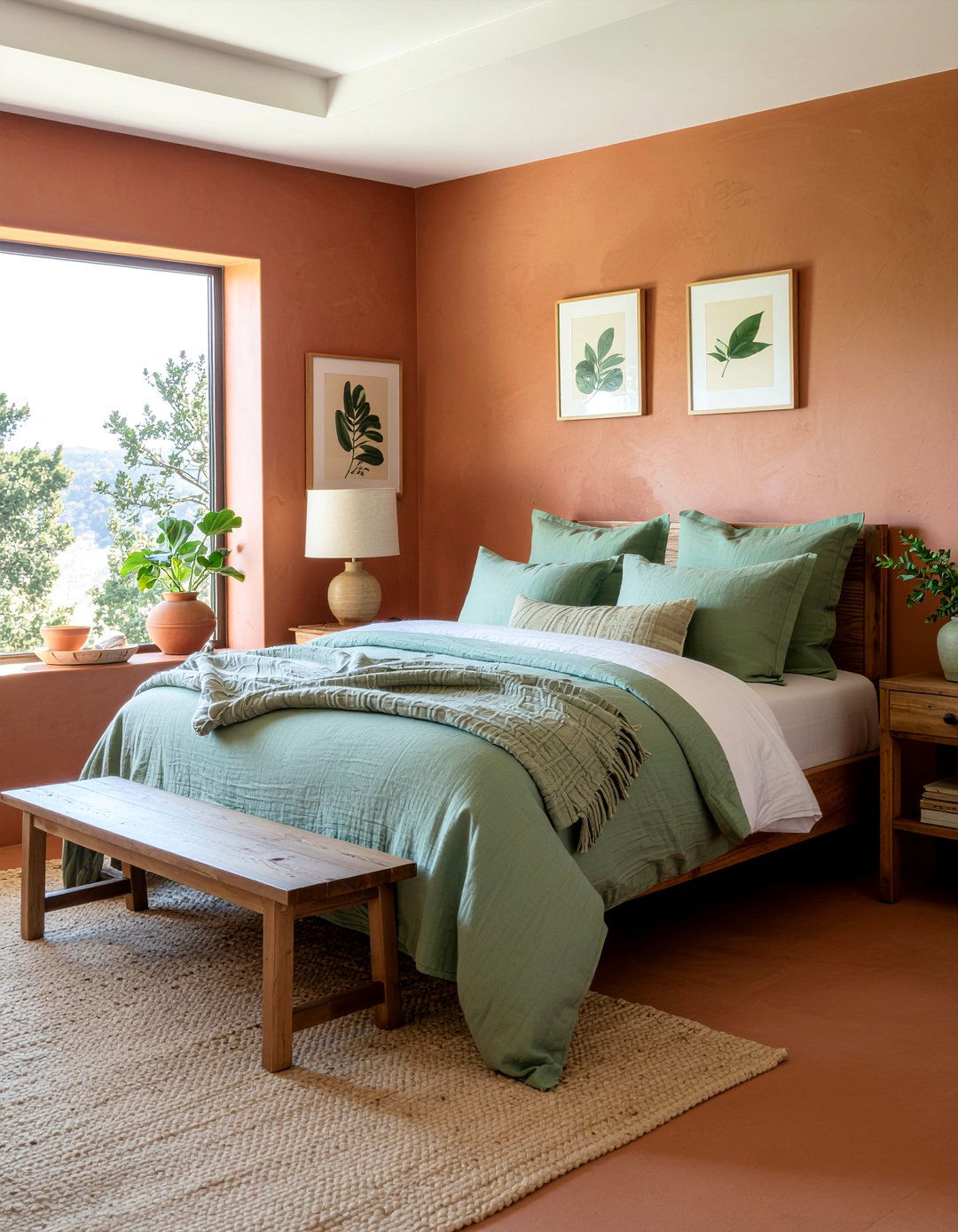 Earth tone bedroom - 30 bedroom makeover ideas