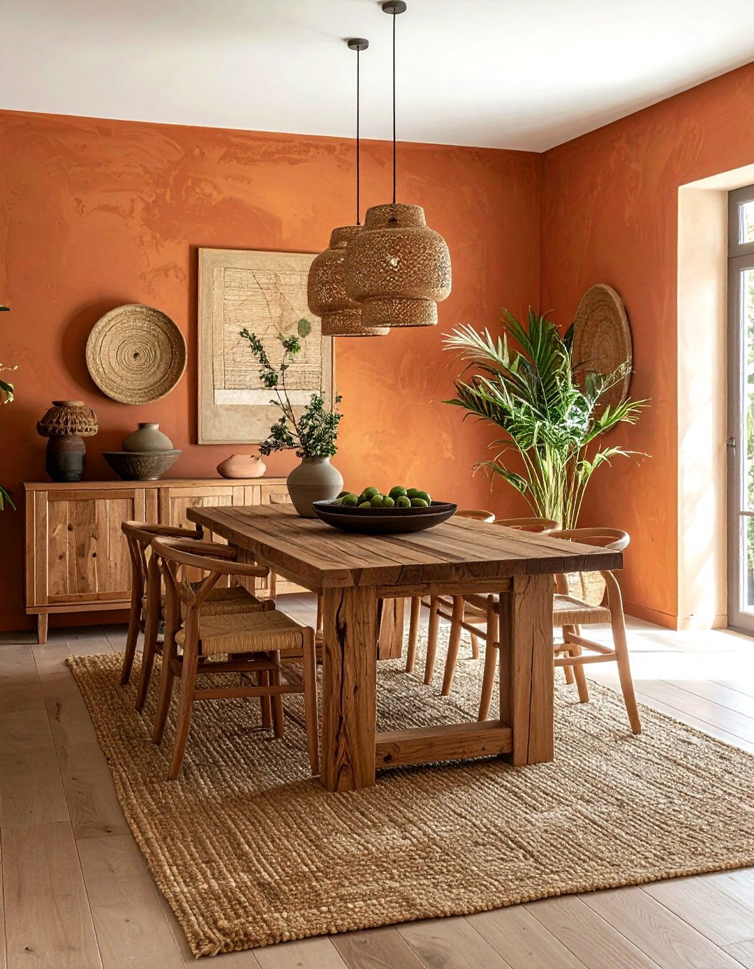 Earth tone dining room - 30 spacious dining room ideas
