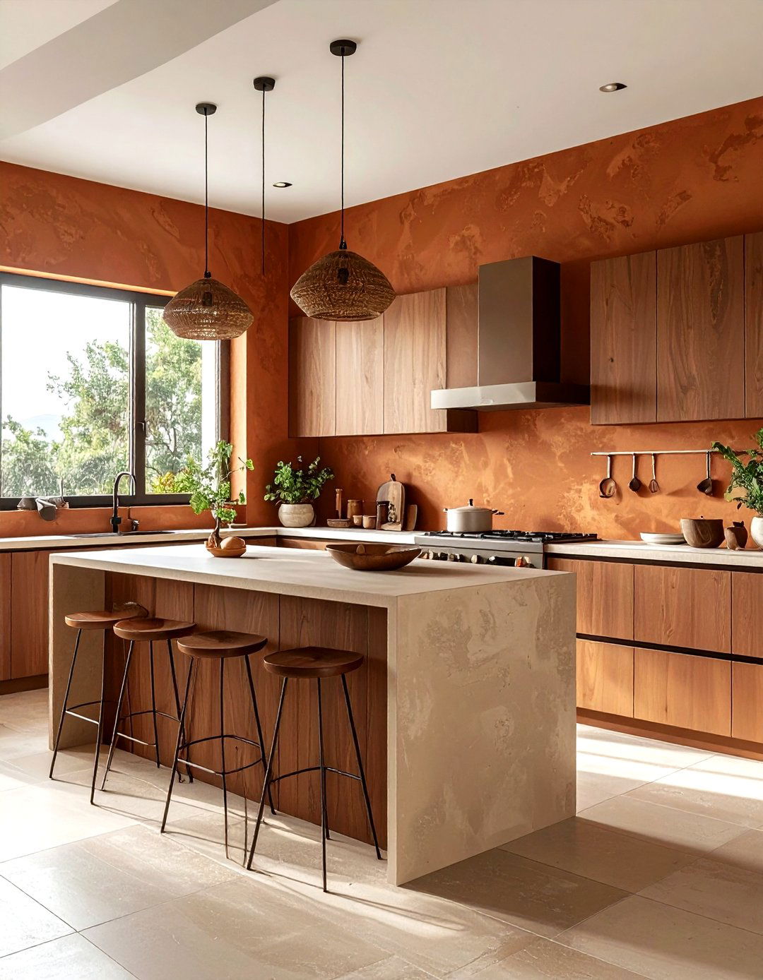 Earth tone kitchen - 30 cozy kitchen settings