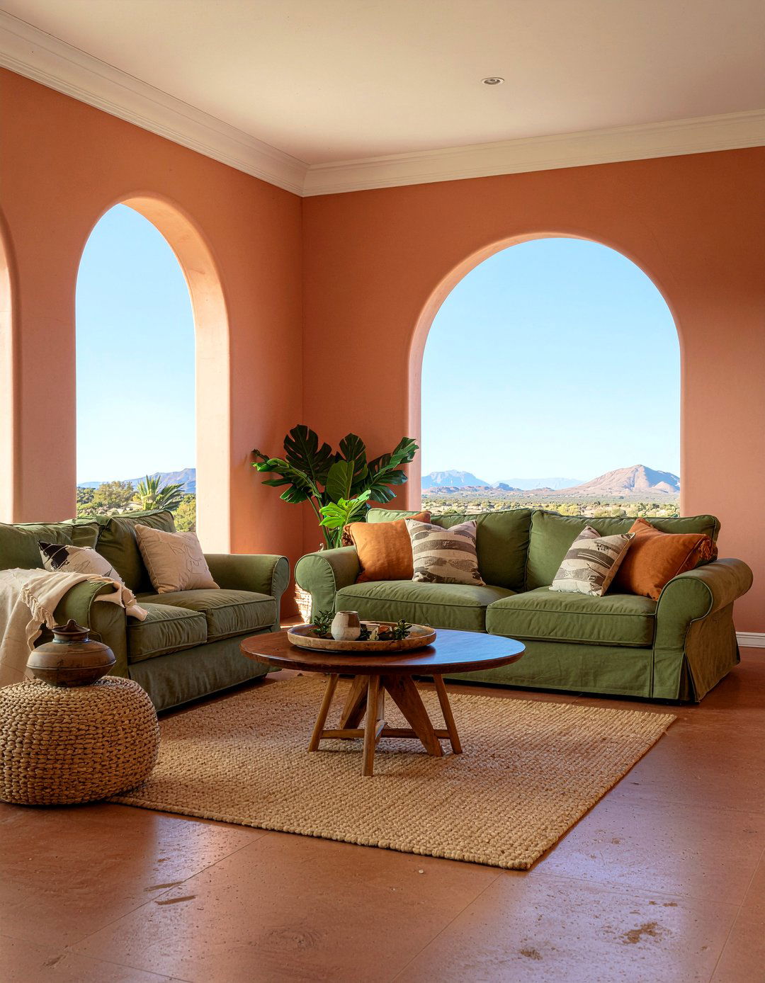 Earth tone living room - 30 viral living room ideas