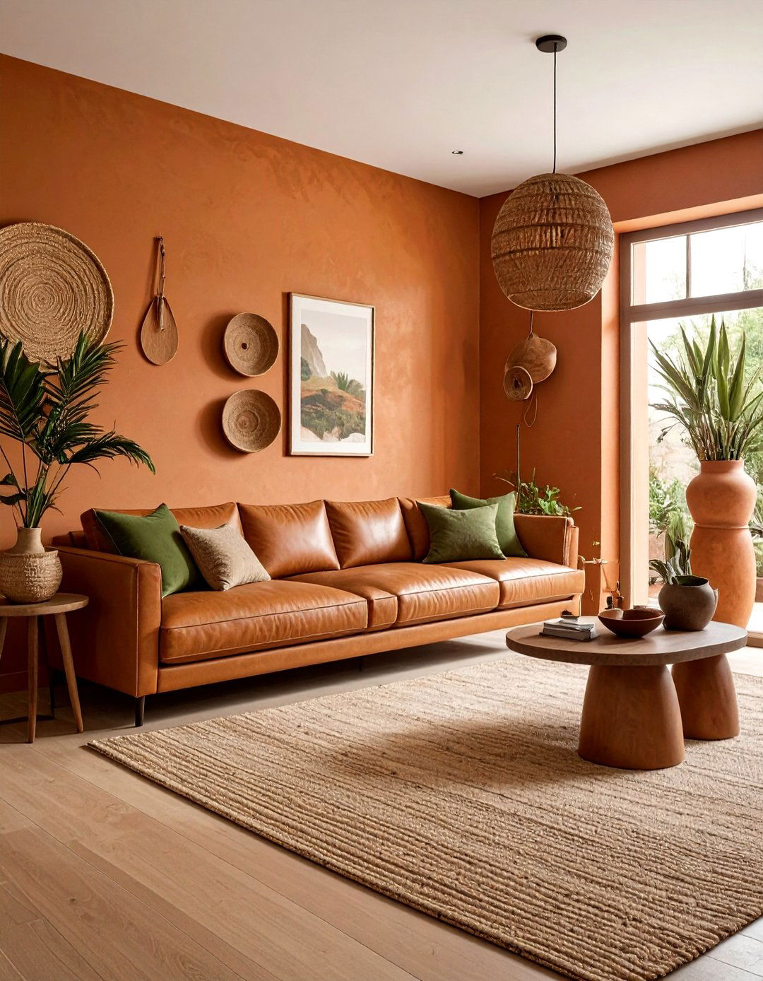 Earth tone living room - 30 cozy living room settings