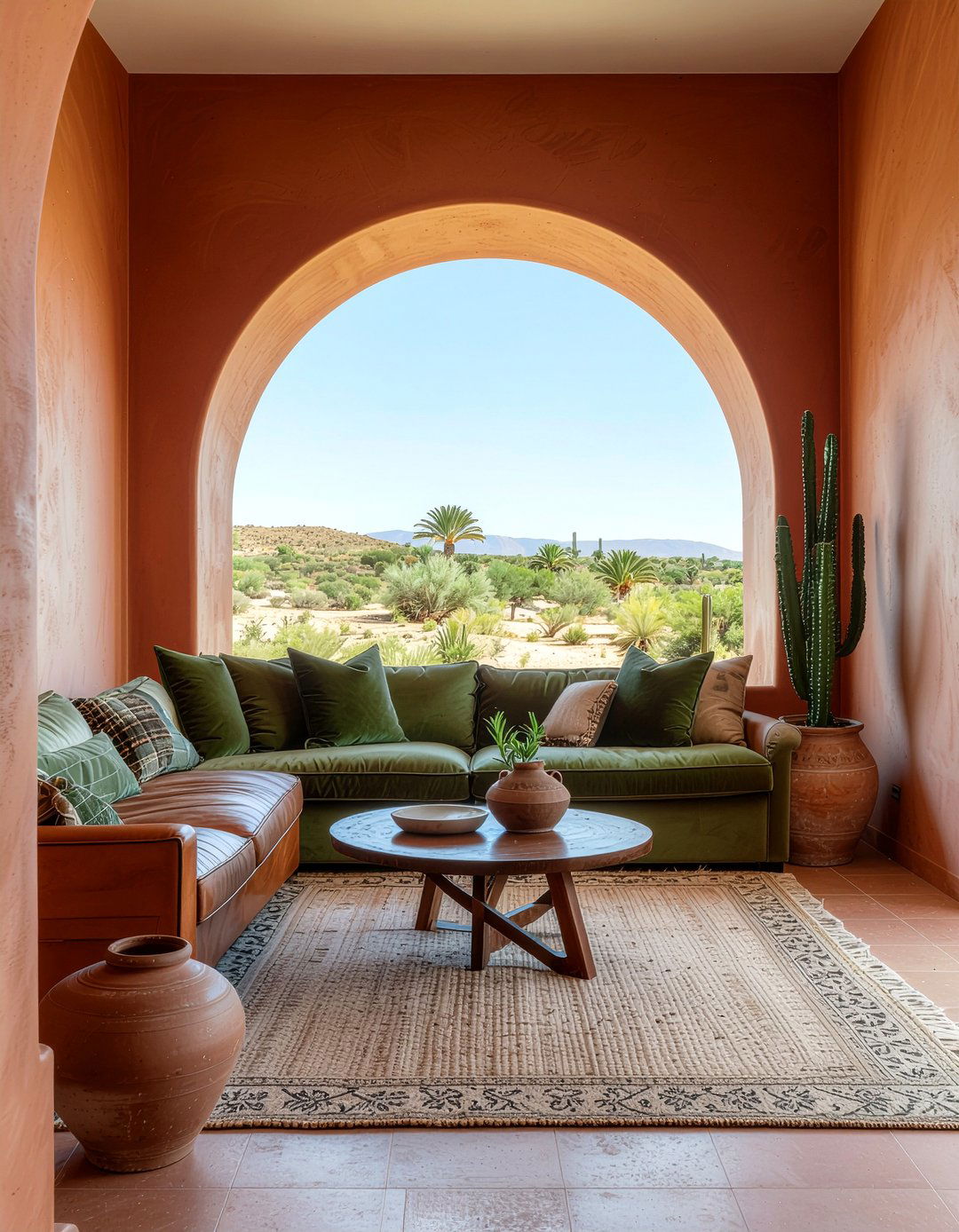 Earth tone living room - 30 model home living room ideas