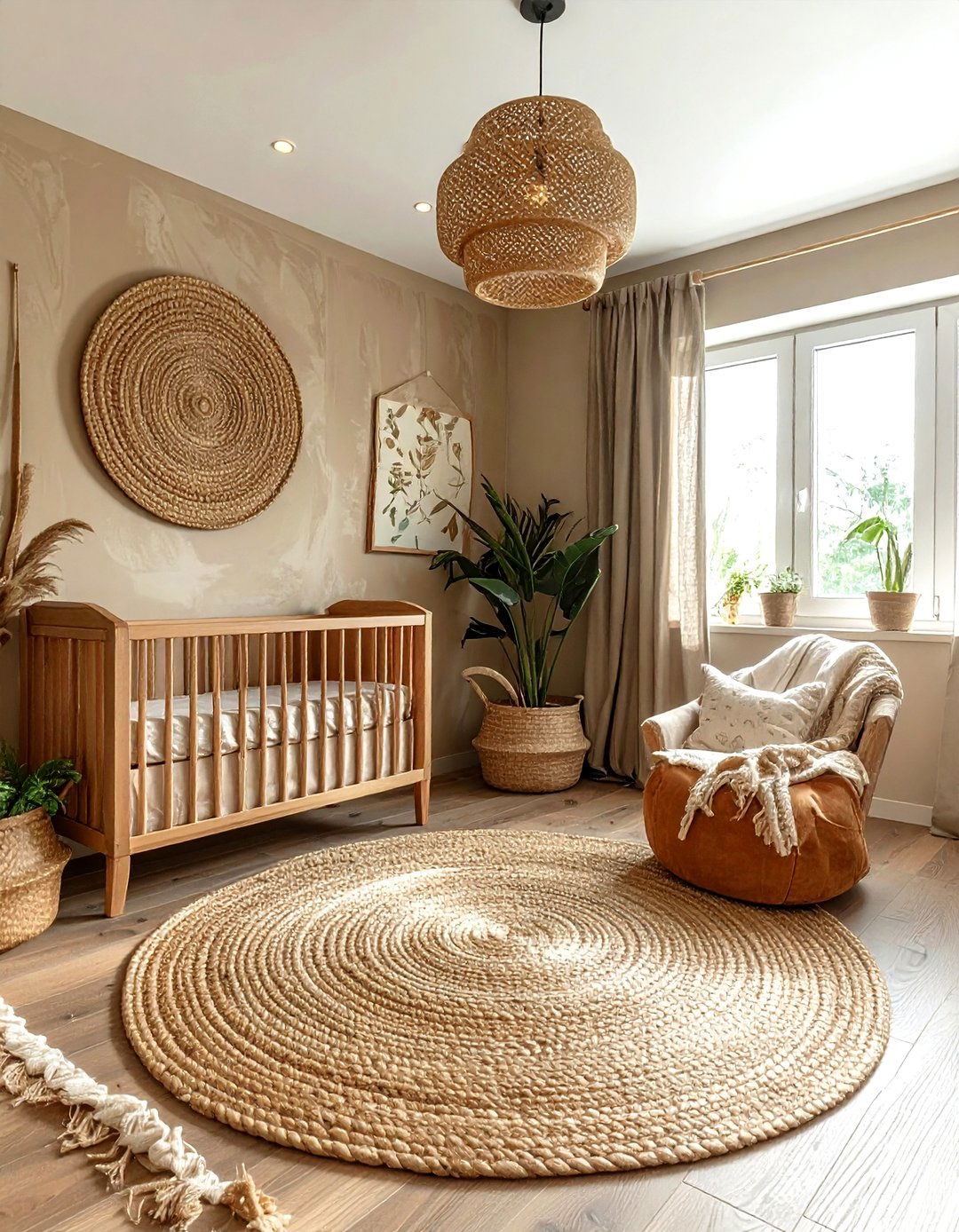 Earth tone nursery - 30 baby room decor ideas
