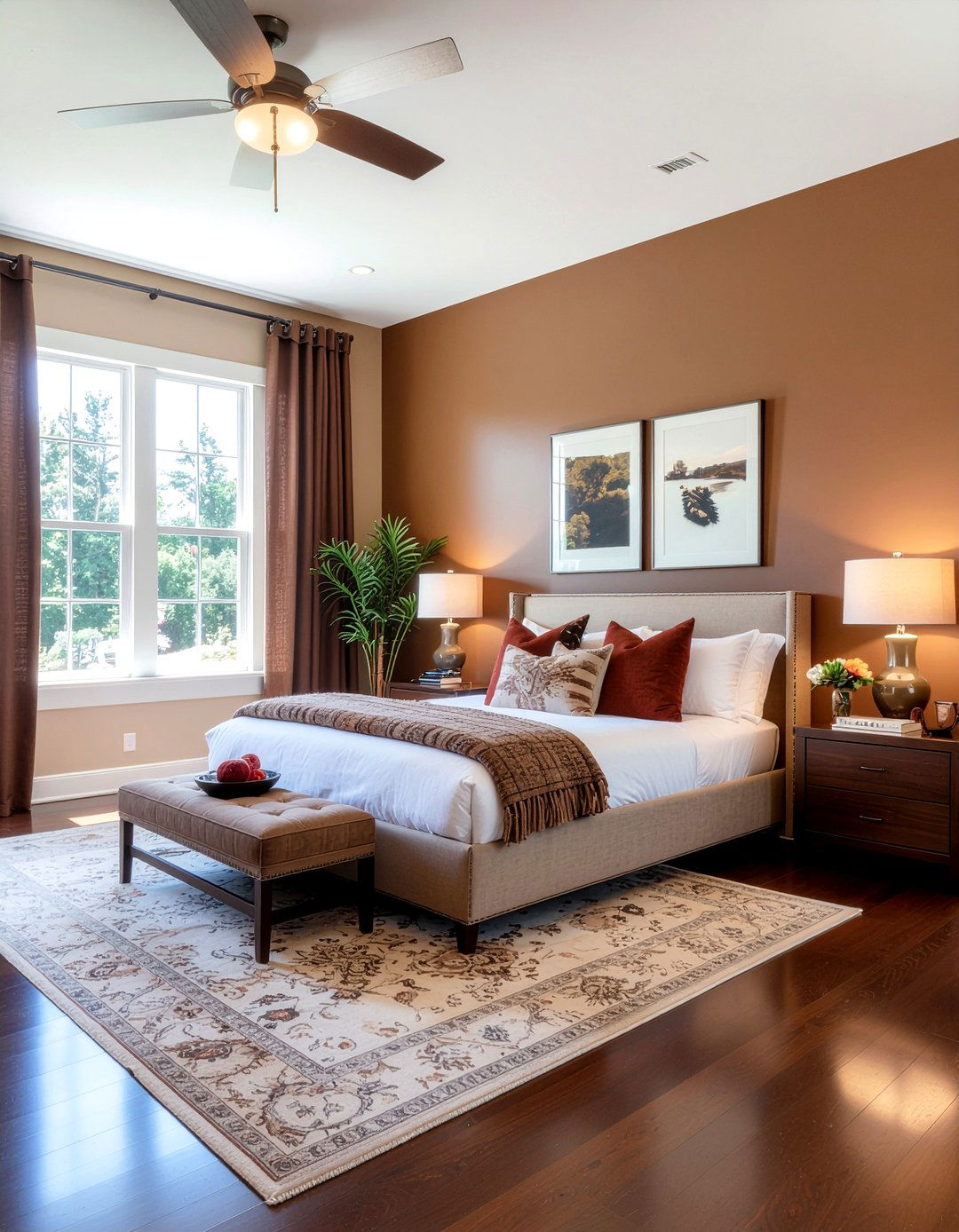 Earthy Brown Bedroom - 30 creative bedroom ideas