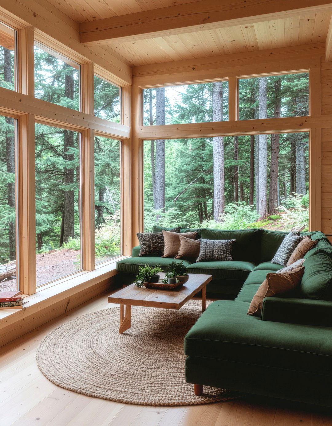 Earthy Cabin Palette - 30 cabin style living room ideas