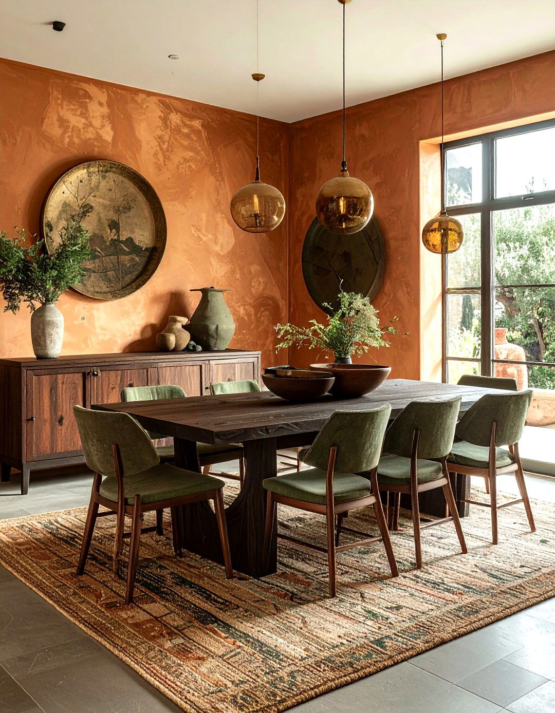 Earthy Color Dining Room - 30 Napa Valley dining room ideas